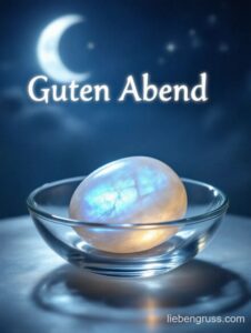 Nacht mit Ei und Mond – Guten Abend