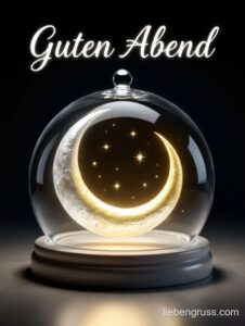 Transparenz Globus mit Mond und Sternen